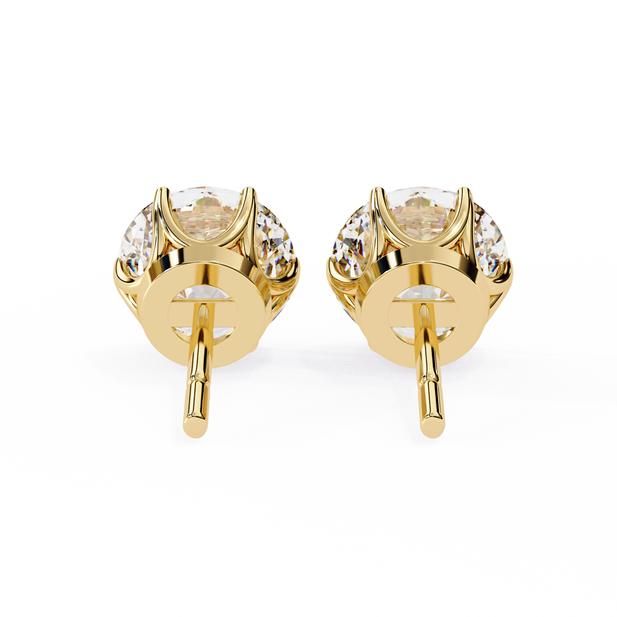2.57ct Natural Diamond Stud Earrings – Solitairekart